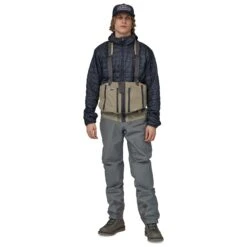 Patagonia Swiftcurrent Expedition Zip Front Waders -ReelMasters Store 231 patagonia swiftcurrent expedition zip front waders river rock green 03