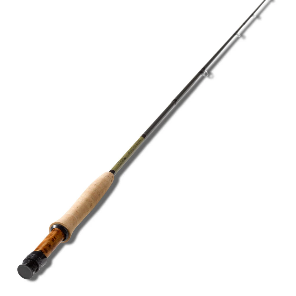 ORVIS SUPERFINE GLASS FLY ROD 8FT 6INCH 6WT 3 ORVIS SUPERFINE GLASS FLY ROD 8FT 6INCH 6WT