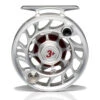 Hatch Iconic 3 Plus Fly Reel -ReelMasters Store Iconic3PlusReelClearRedLargeArborBack
