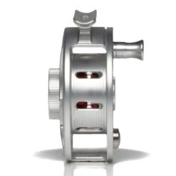 Hatch Iconic 3 Plus Fly Reel -ReelMasters Store Iconic3PlusReelClearRedLargeArborSide