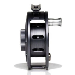 Hatch Iconic 3 Plus Fly Reel -ReelMasters Store Iconic3PlusReelGreyBlackLargeArborSide