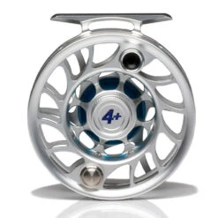 Hatch Iconic 4 Plus Fly Reel -ReelMasters Store Iconic4PlusReelClearBlueLargeArborBack
