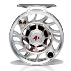 Hatch Iconic 4 Plus Fly Reel -ReelMasters Store Iconic4PlusReelClearRedLargeArborBack