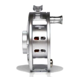 Hatch Iconic 4 Plus Fly Reel -ReelMasters Store Iconic4PlusReelClearRedLargeArborSide