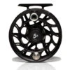 Hatch Iconic 5 Plus Fly Reel -ReelMasters Store Iconic5PlusReelBlackSilverLargeArborBack