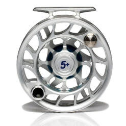 Hatch Iconic 5 Plus Fly Reel -ReelMasters Store Iconic5PlusReelClearBlueLargeArborBack