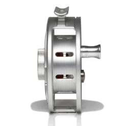 Hatch Iconic 5 Plus Fly Reel -ReelMasters Store Iconic5PlusReelClearRedLargeArborSide