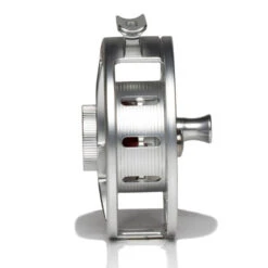 Hatch Iconic 5 Plus Fly Reel -ReelMasters Store Iconic5PlusReelClearRedMidArborSide