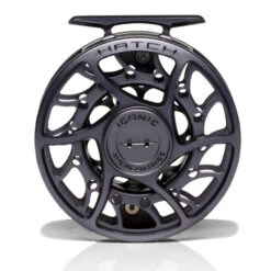 Hatch Iconic 5 Plus Fly Reel -ReelMasters Store Iconic5PlusReelgreyBlackMidArborFront