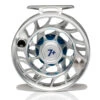 Hatch Iconic 7 Plus Fly Reel -ReelMasters Store Iconic7PlusReelClearBlueLargeArborBack