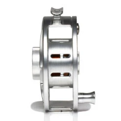 Hatch Iconic 7 Plus Fly Reel -ReelMasters Store Iconic7PlusReelClearRedMidArborSide