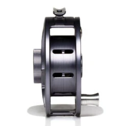 Hatch Iconic 7 Plus Fly Reel -ReelMasters Store Iconic7PlusReelGreyBlackLargeArborSIDE