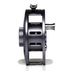 Hatch Iconic 7 Plus Fly Reel -ReelMasters Store Iconic7PlusReelGreyBlackMidArborSide