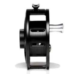 Hatch Iconic 9 Plus Fly Reel -ReelMasters Store Iconic9PlusReelBlackSilverLargeArborSide