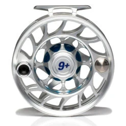 Hatch Iconic 9 Plus Fly Reel -ReelMasters Store Iconic9PlusReelClearBlueLargeArborBack