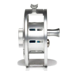 Hatch Iconic 9 Plus Fly Reel -ReelMasters Store Iconic9PlusReelClearBlueMidArborSide