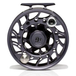 Hatch Iconic 9 Plus Fly Reel -ReelMasters Store Iconic9PlusReelGreyBlackMidArborBack