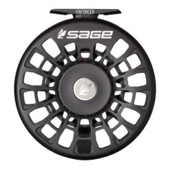 Sage Enforcer Fly Reel 11-12wt -ReelMasters Store Sage ENFORCER Reel Stealth Back
